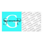 German Shorthaired Pointer Monogram Design Personalized Photo Card