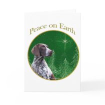 German Shorthaired Pointer Peace cards