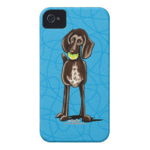 German Shorthaired Pointer Playtime iPhone 4 Case-Mate Case