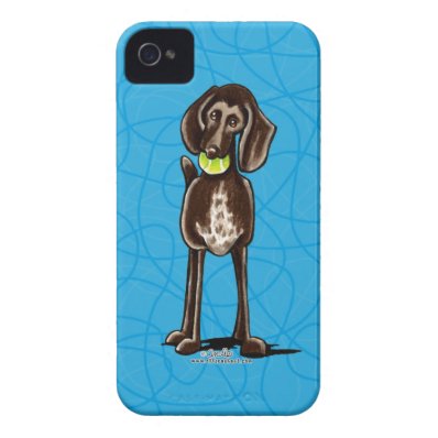 German Shorthaired Pointer Playtime iPhone 4 Case-Mate Case