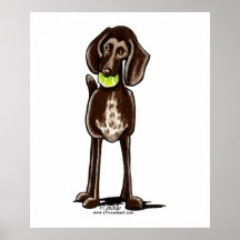 German Shorthaired Pointer Playtime Posters