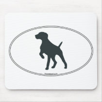 German Shorthaired Pointer Silhouette Mouse Pad