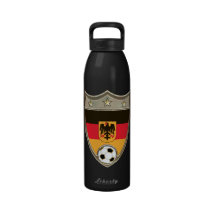 German Soccer 24oz. Reusable Water Bottle