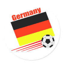 German Soccer Team Sticker
