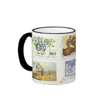 German-Stamps Collage 1 mugs by MRGraphics German-Stamps Collage 1 mugs