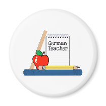 German Teacher (Notebook) magnets