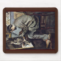 German:, The Bazille Painting In The Studio Mouse Pad