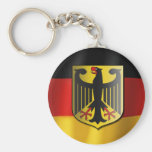 German waving flag key chains