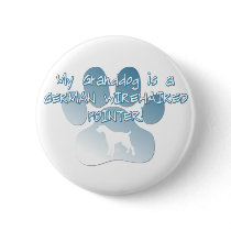 German Wirehaired Pointer Granddog buttons