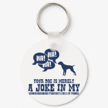 German Wirehaired Pointer keychains