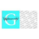 German Wirehaired Pointer Monogram Photo Card