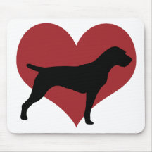 German Wirehaired Pointer Mouse Pad