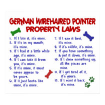 GERMAN WIREHAIRED POINTER PL2 posters by poochloverstuff GERMAN WIREHAIRED POINTER PL2 posters