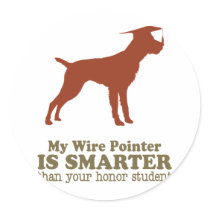 German Wirehaired Pointer stickers by Pawdboy German Wirehaired Pointer stickers