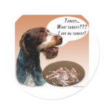 German Wirehaired Pointer Turkey Sticker
