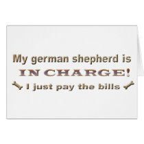 germanshepherd greeting card