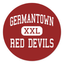Germantown - Red Devils - High - Germantown stickers by customteamsportswear Germantown - Red Devils - High - Germantown stickers