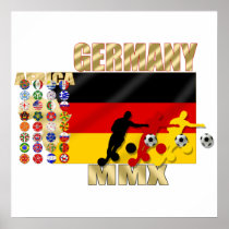 Germany 32 Country Qualifying Fussball gifts Print