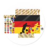 Germany 32 Country Qualifying Fussball gifts Round Sticker