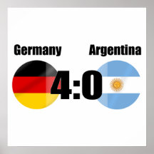 Germany 4 Argentina 0 Print