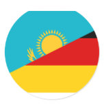 Germany and Kazakhstan, Kazakstan Round Sticker