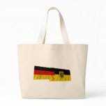 Germany & Baden-Wuerttemberg Waving Flags Canvas Bag
