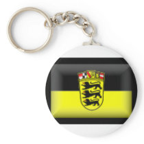 Germany Baden-Württemberg Flag Key Chain