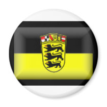 Germany Baden-Württemberg Flag magnets by jacinto888 Germany Baden-Württemberg Flag magnets