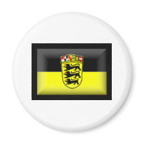 Germany Baden-Württemberg Flag magnets by jacinto888 Germany Baden-Württemberg Flag magnets