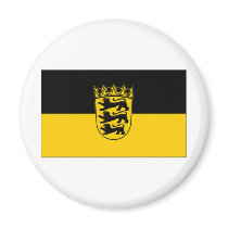 Germany Baden Wurttemberg Flag Fridge Magnets