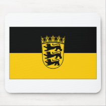 Germany Baden Wurttemberg Flag Mouse Pad