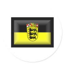 Germany Baden-Württemberg Flag stickers by jacinto888 Germany Baden-Württemberg Flag stickers