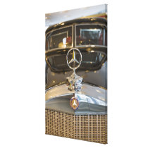Germany, Baden-Wurttemberg, Stuttgart. Mercedes Canvas Print