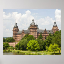 Germany, Bavaria, Bayern, Aschaffenburg. Schloss Print