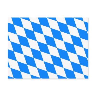 Germany Bavaria Flag Post Cards by coolcountry