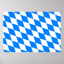 Germany Bavaria Flag Posters
