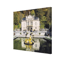 Germany, Bavaria, Linderhof Castle. Linderhof Stretched Canvas Prints