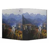 Germany, Bavaria, Neuschwanstein Castle. King 3 Ring Binder