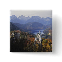 Germany, Bavaria, Neuschwanstein Castle. King Button