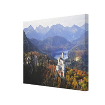 Germany, Bavaria, Neuschwanstein Castle. King Canvas Print
