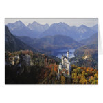 Germany, Bavaria, Neuschwanstein Castle King Greeting Card Germany, Bavaria, Neuschwanstein Castle King Greeting Card
