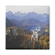 Germany, Bavaria, Neuschwanstein Castle. King Fridge Magnet