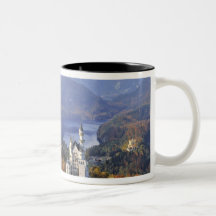 Germany, Bavaria, Neuschwanstein Castle. King Coffee Mugs