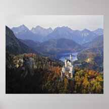 Germany, Bavaria, Neuschwanstein Castle. King Posters