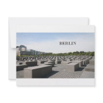 Germany Berlin Holocaust (St.K) Personalized Invitation