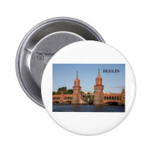 Germany Berlin Oberbaumbrucke (St.K.) Pinback Button
