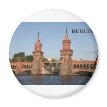 Germany Berlin Oberbaumbrucke (St.K.) Refrigerator Magnets