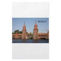 Germany Berlin Oberbaumbrucke (St.K.) Custom Stationery