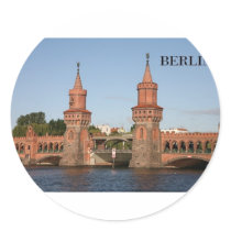 Germany Berlin Oberbaumbrucke (St.K.) Stickers