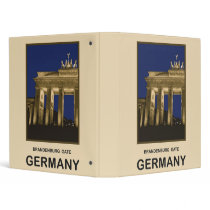 Germany Brandenburg Gate 3 Ring Binders